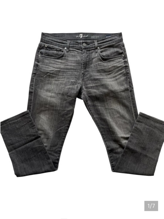 7 For All Mankind Other - 7 for all mankind Adrien grey slim straight jeans